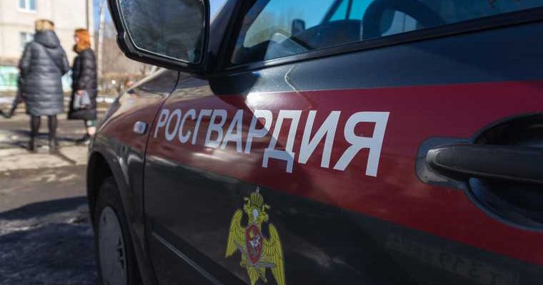 Росгвардия автомобиль горит