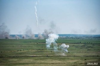 артиллерийский обстрел в Донбассе