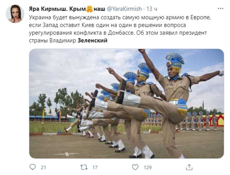 В соцсетях высмеяли слова Зеленского о самой мощной армии Европы. «Лучше бы „Сватов“ снимал»