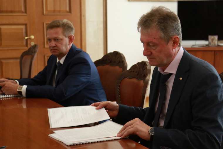 Шумков и Козицын обсудили проект на сотни миллионов рублей. Фото